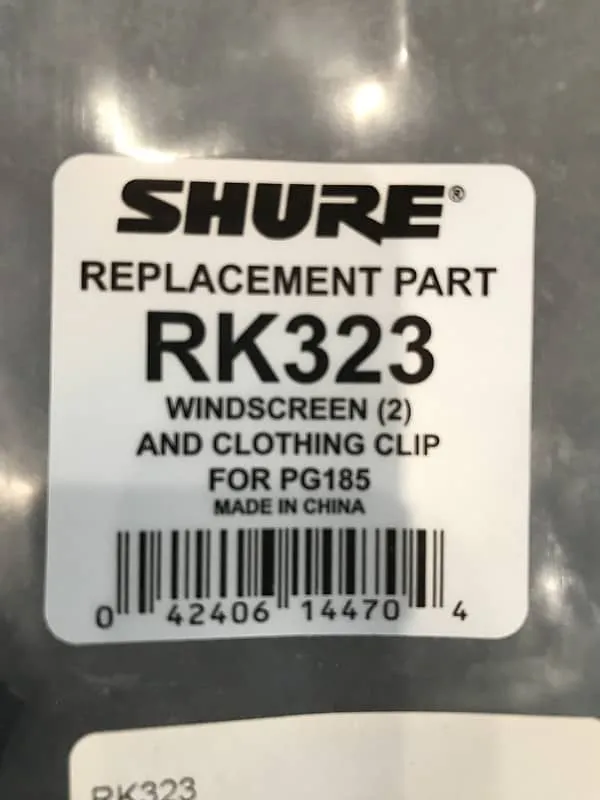 Microphone Shure RK323
