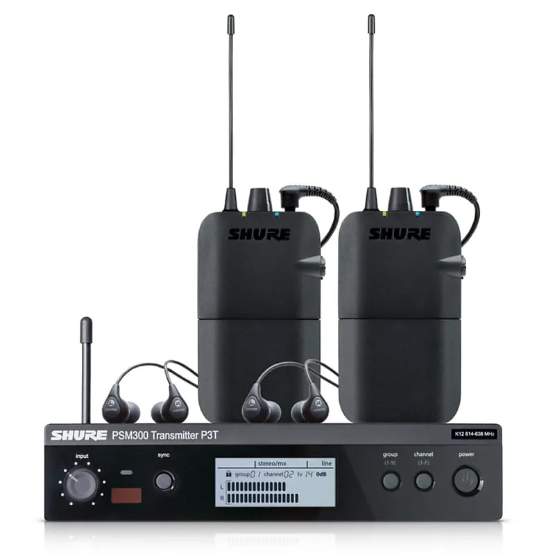 Microphone Shure Shure P3TR112TW-H20 PSM300 TWINPACK (H20 Band - 518-542 MHz)