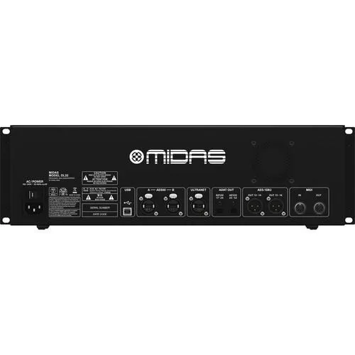 Midas DL32 32-Input  16-Output Stage Box With 32 Midas Mic Preamps