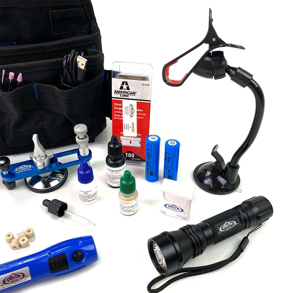 Mini Windshield Repair Kit EZ-200S – Windshield Repair Kit for Starters - Window Rock Chip Repair Kit - Cracked Windshield Repair Kit - Auto Glass Repair Kit