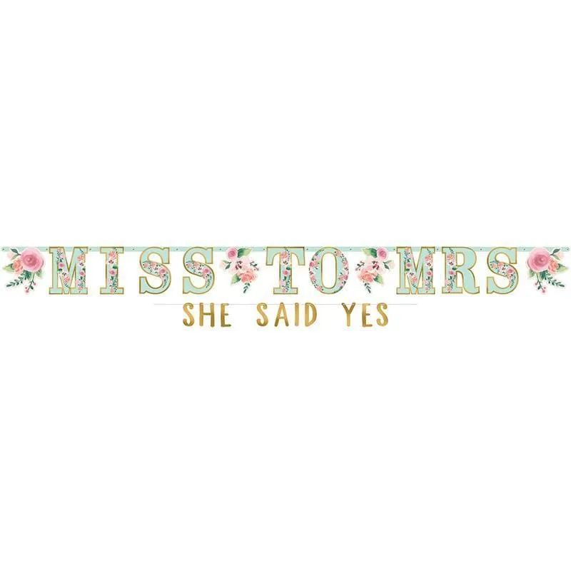 Mint To Be - Letter Banner 2/pkg
