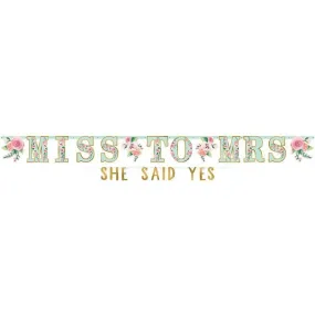 Mint To Be - Letter Banner 2/pkg