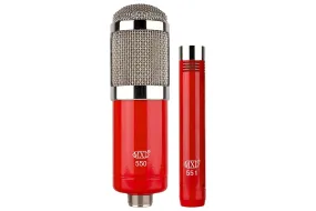 MXL 550/551R Recording Microphone Kit - Red