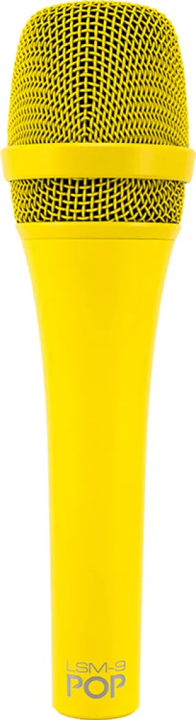 MXL LSM9POPYEL Premium Dynamic Vocal Microphone (Yellow)