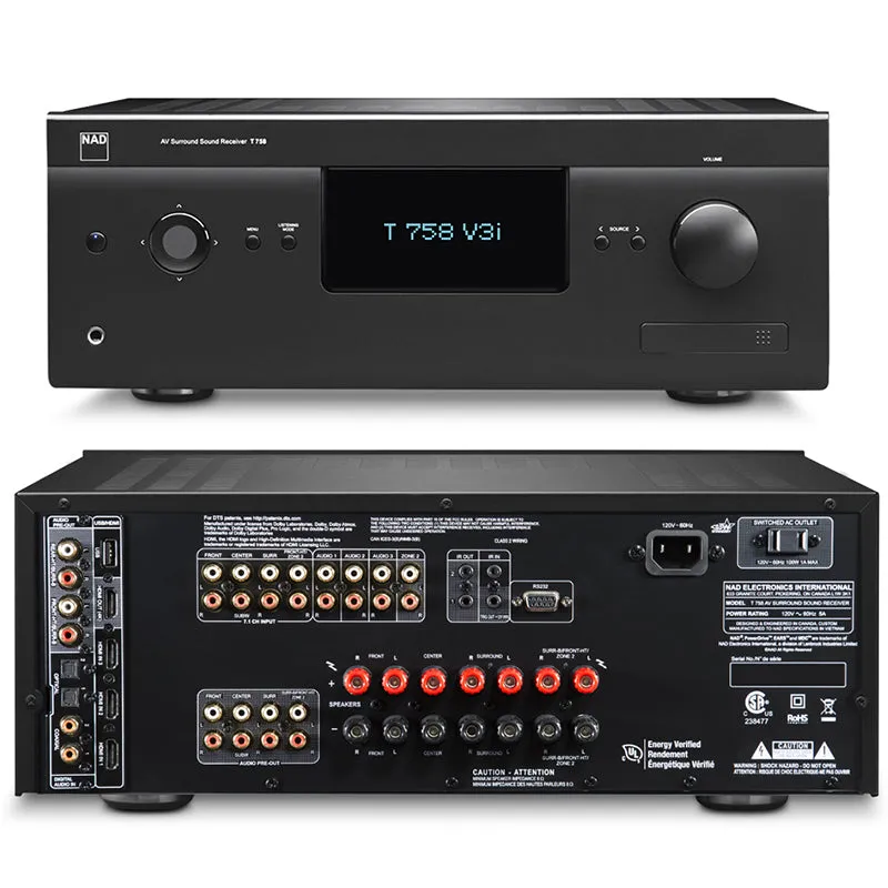 NAD T758V3i - A/V Surround Sound Receiver