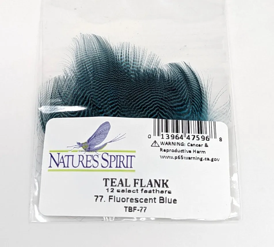 Nature's Spirit Teal Barred Flank - Select Feathers