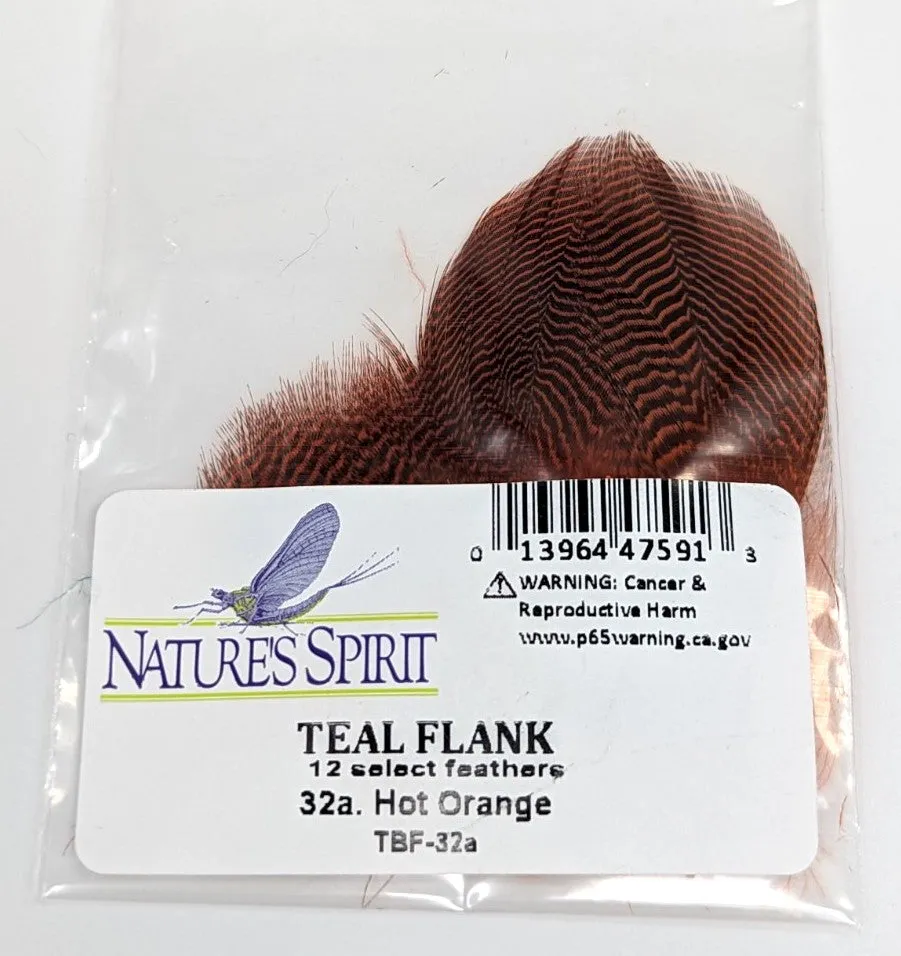 Nature's Spirit Teal Barred Flank - Select Feathers