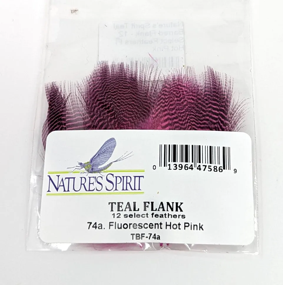 Nature's Spirit Teal Barred Flank - Select Feathers