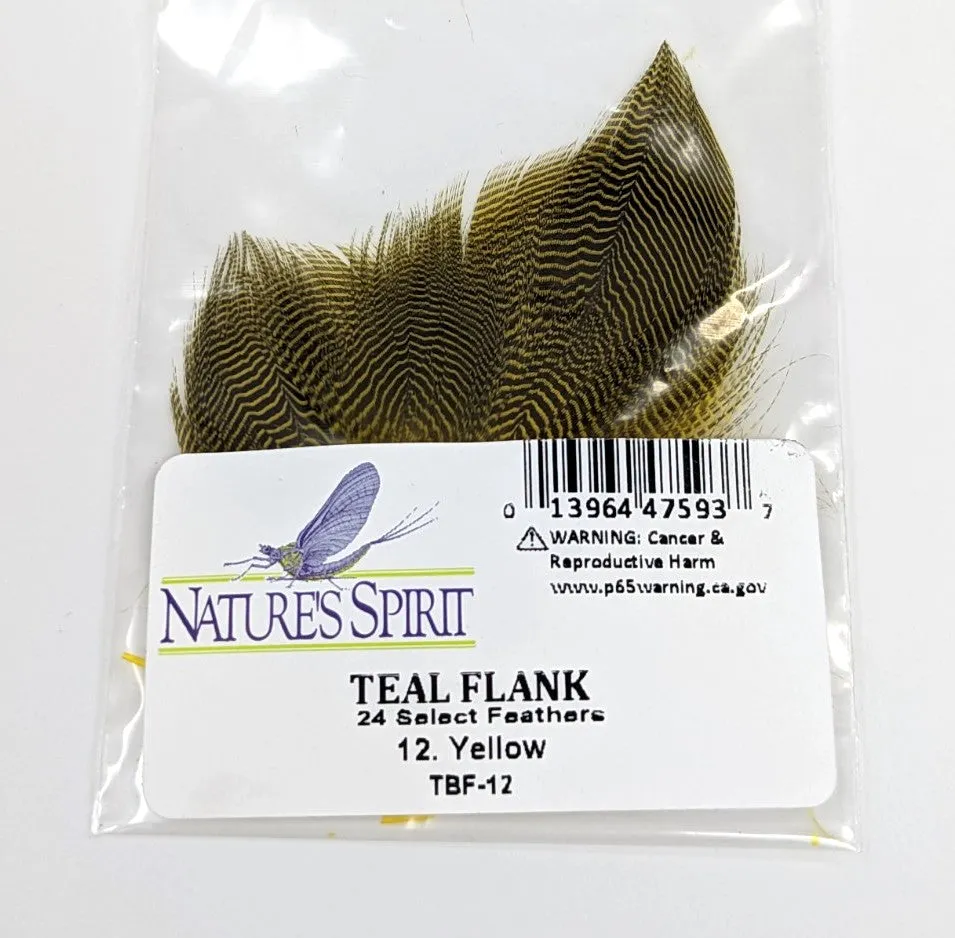 Nature's Spirit Teal Barred Flank - Select Feathers