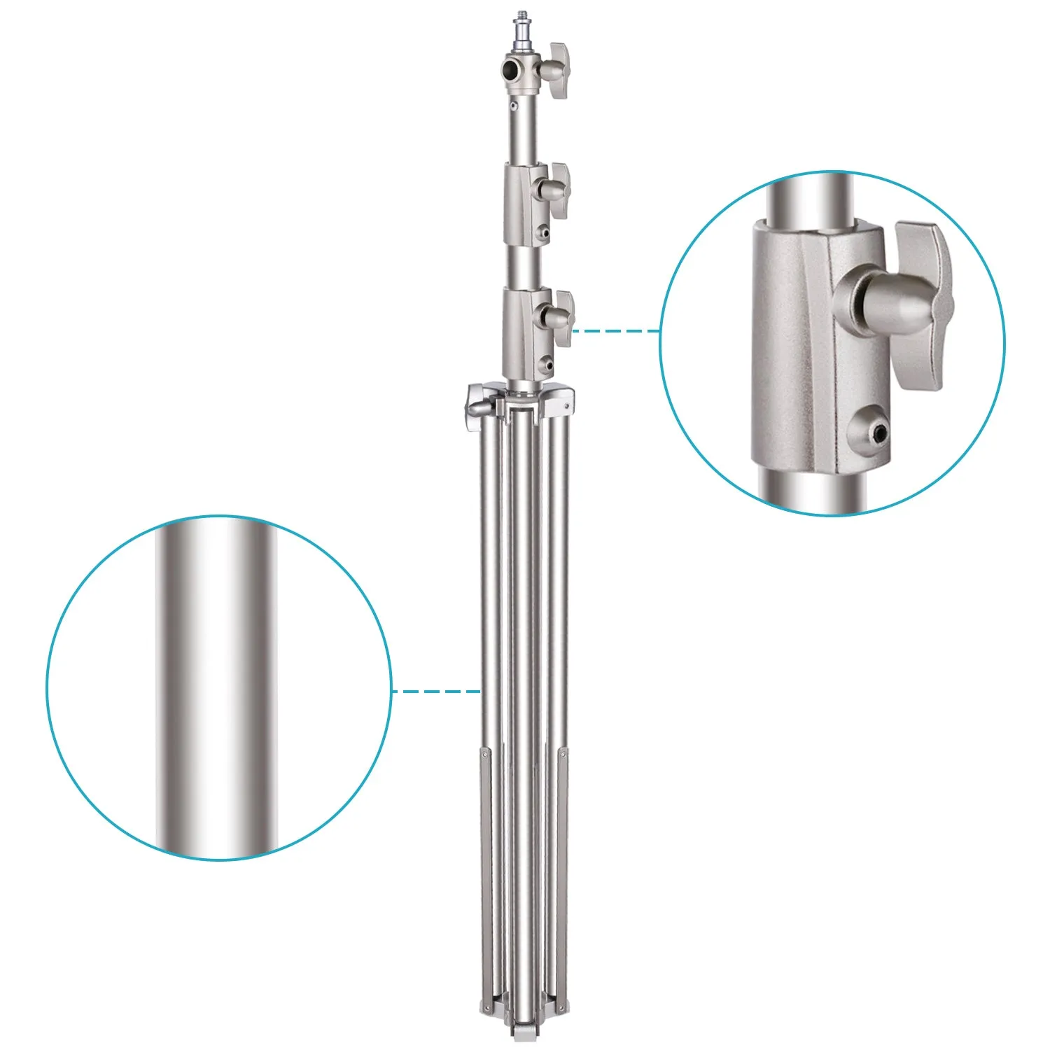 NEEWER 260cm Stainless Steel Photography Light Stand