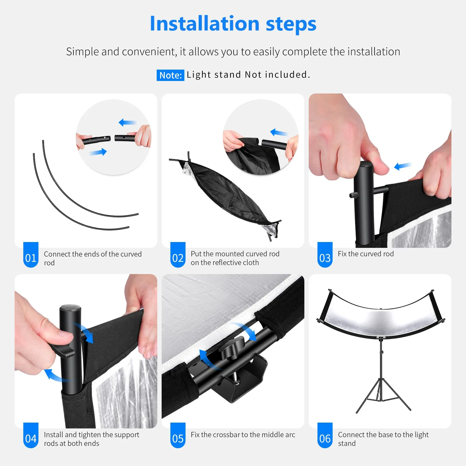 NEEWER Clamshell Light Reflector Diffuser
