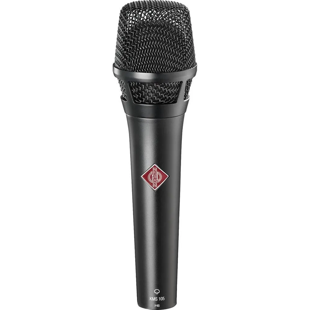 Neumann KMS 105 BK - Live Vocal Condenser Microphone (Black)
