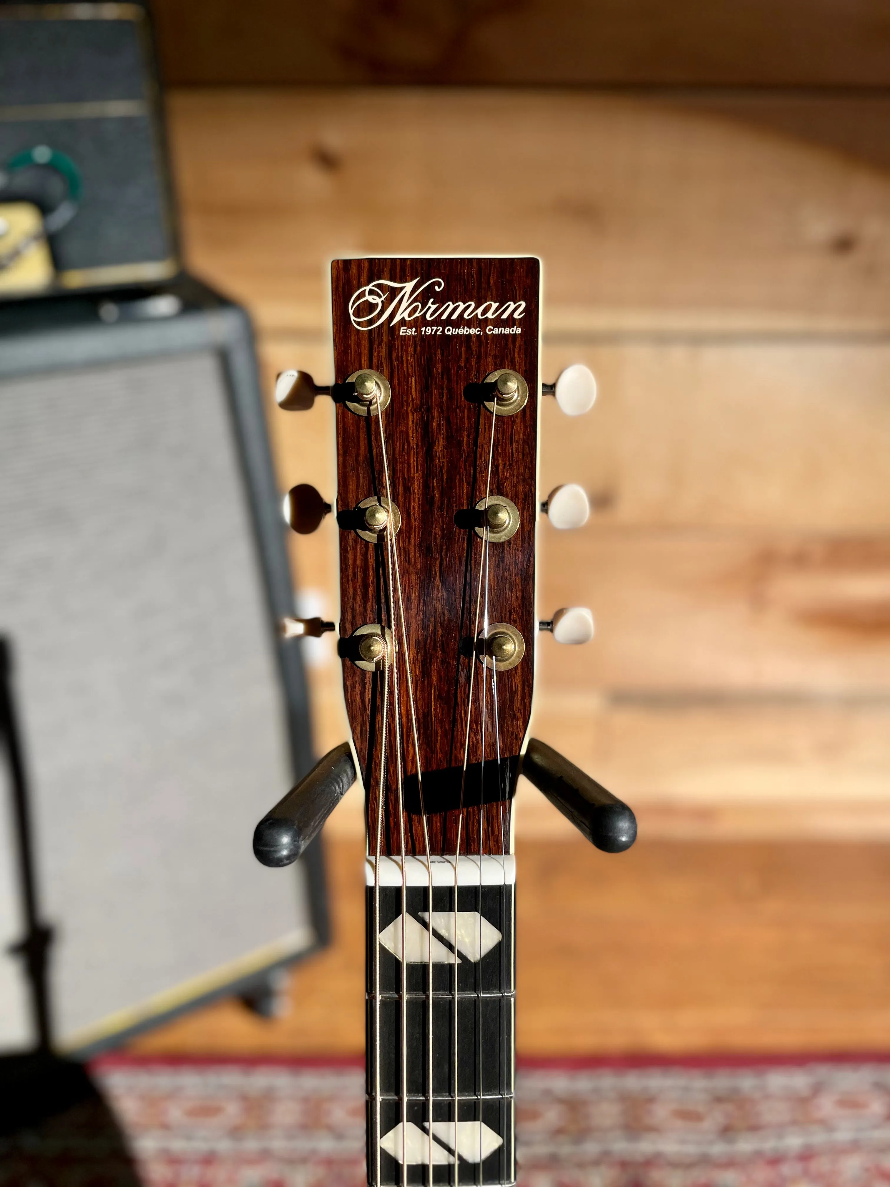 Norman ST68 Mini Jumbo, Natural HG, Anthem