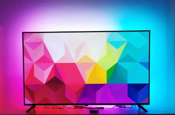 NP Projector Screen Eclipse Smart Sync LED Strip Immersion HDMI