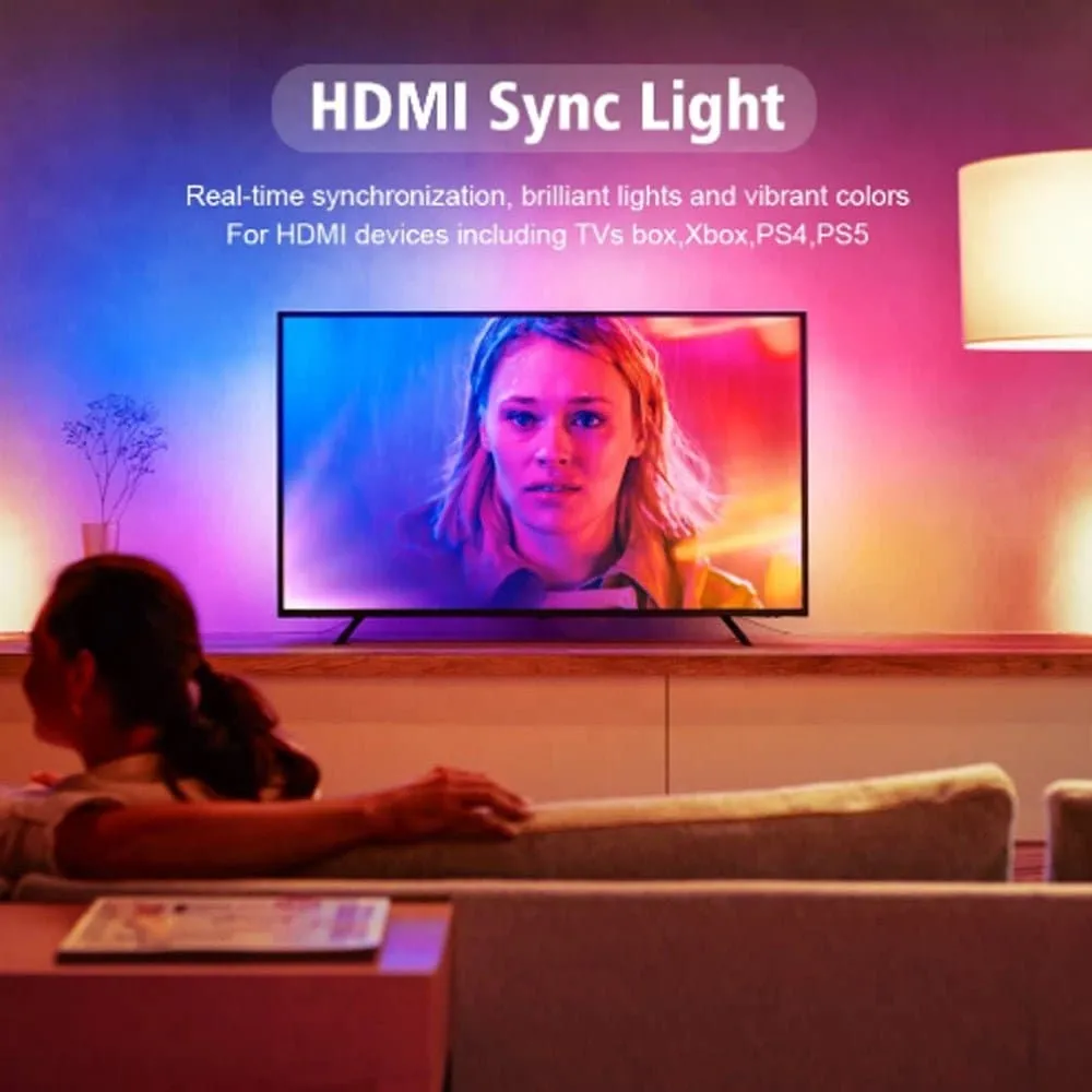 NP Projector Screen Eclipse Smart Sync LED Strip Immersion HDMI