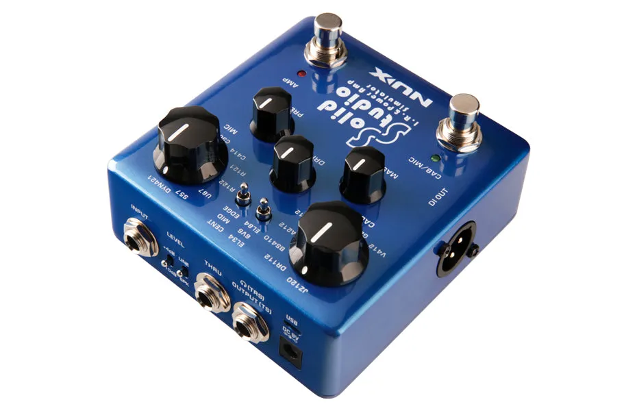 NuX SOLIDSTUDIO Solid Studio IR and Power Amp Simulator Pedal