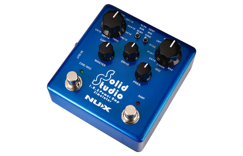 NuX SOLIDSTUDIO Solid Studio IR and Power Amp Simulator Pedal