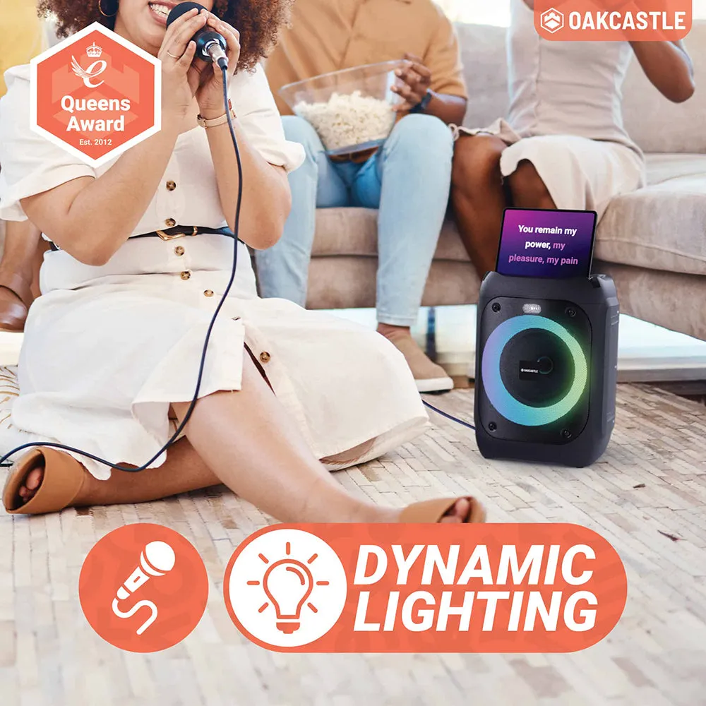 Oakcastle PS100 Portable Karaoke Party Speaker - Black | 1000002979