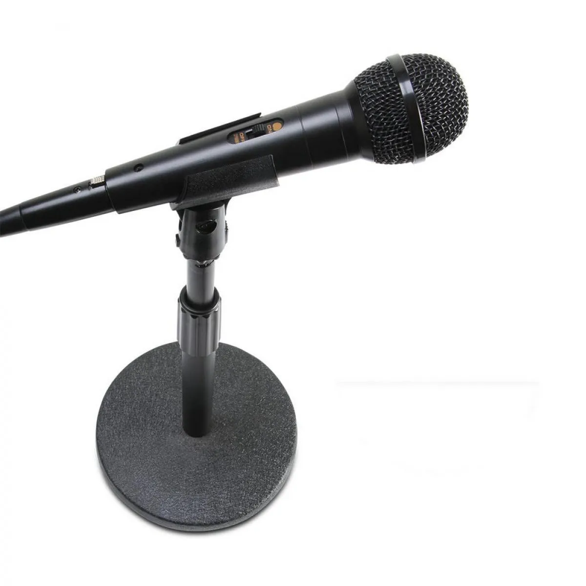 On-Stage DS7200B 6" Base Desktop Mic Stand - Round Base