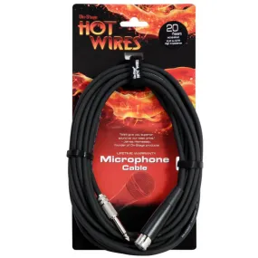 On-Stage MC12-20HZ XLR-QTR Hi-Z Mic Cable 20'