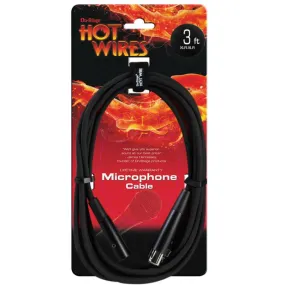 On-Stage MC12-3 XLR-XLR Mic Cable 3'