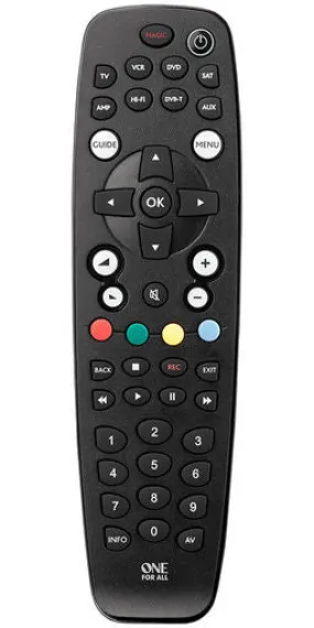 One For All Universal Remote Control 8 Devices URC2981
