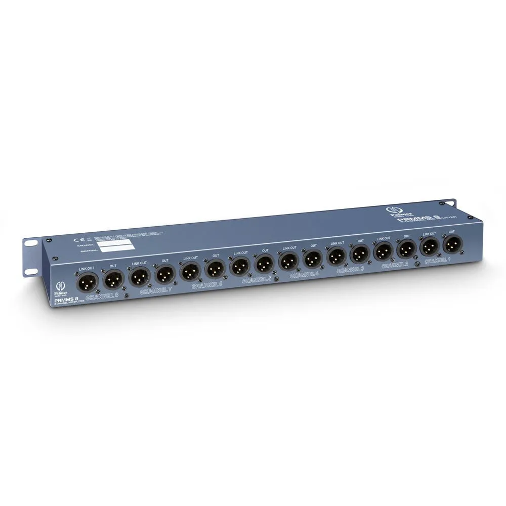 Palmer PAL-PRMMS8 8-Channel Microphone Splitter