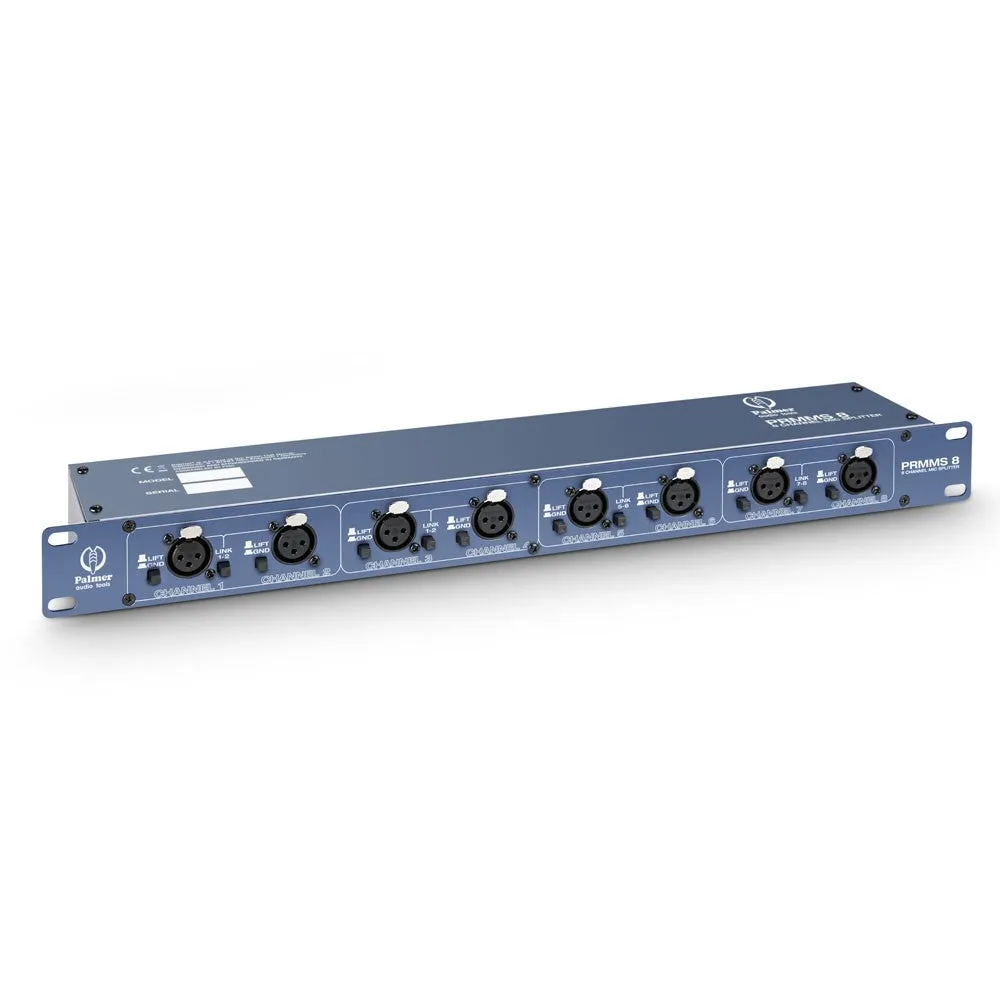 Palmer PAL-PRMMS8 8-Channel Microphone Splitter