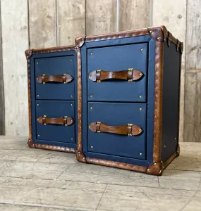 Pebble Blue Occasional Night Stands