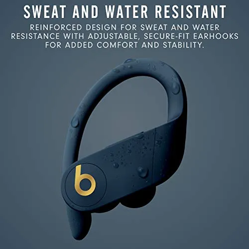 Powerbeats Pro Wireless Earphones - Apple H1 Headphone Chip, Class 1 Bluetooth - Navy
