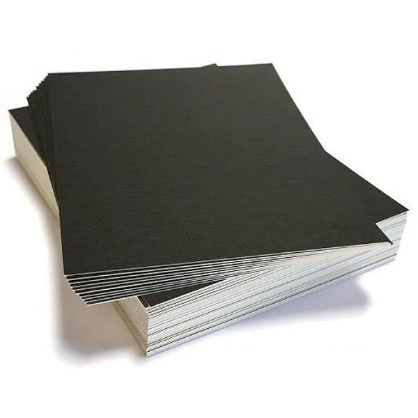 Prime Art Black Mountboard (5 Boards)
