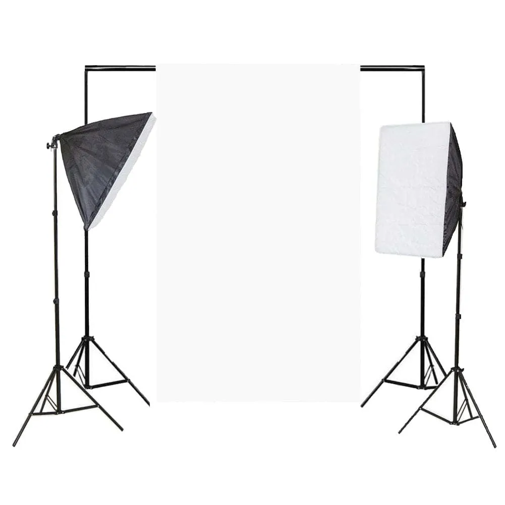'Product Imaging Essentials Combo' Product Photography Lighting and Backdrop Kit (Medium Products) - Bundle