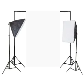 'Product Imaging Essentials Combo' Product Photography Lighting and Backdrop Kit (Medium Products) - Bundle