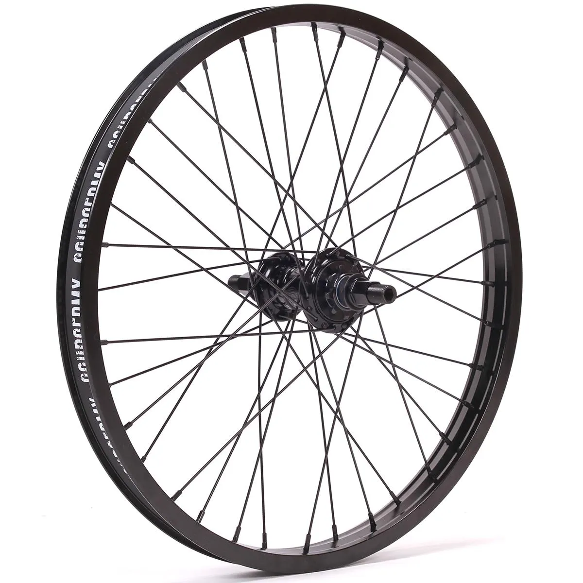 Profile Mini Male Cassette / Alienation Black Sheep Custom Rear Wheel - RHD