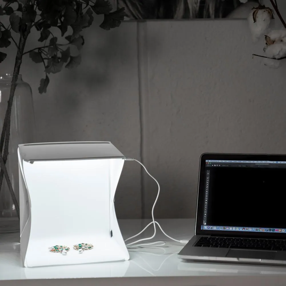 Puluz 'STUDIO MATE' 9 Inch Etsy & Jewellery Product Photography Lighting Tent