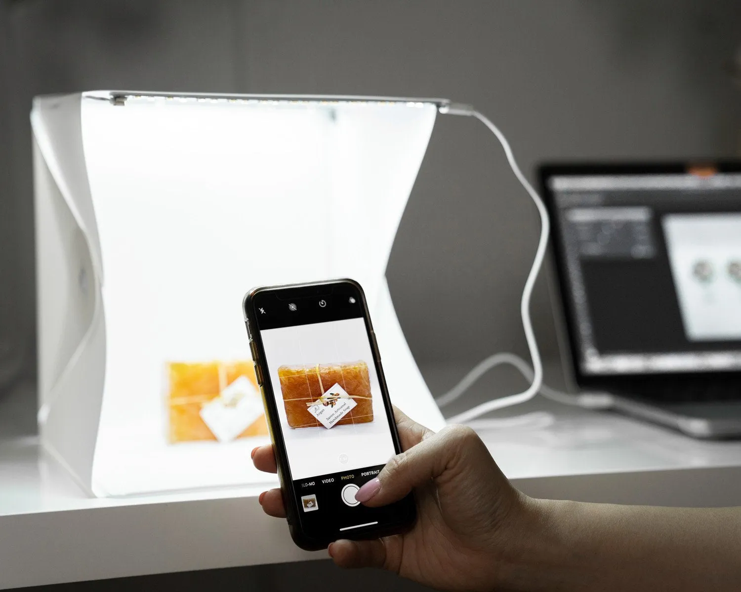 Puluz 'STUDIO MATE' 9 Inch Etsy & Jewellery Product Photography Lighting Tent