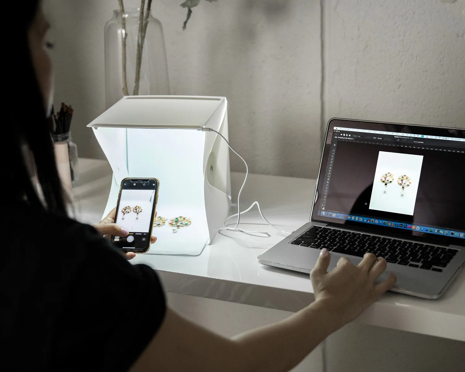 Puluz 'STUDIO MATE' 9 Inch Etsy & Jewellery Product Photography Lighting Tent