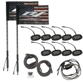R1 WILDCAT EXTREME LED WHIP & ROCK LIGHT PARTY PACK