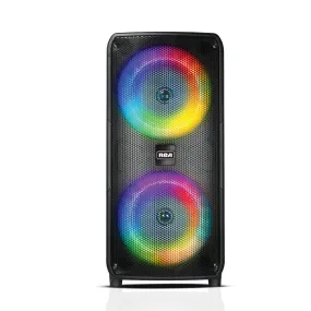 RCA Disco 8 RGB Wireless Party Speaker with Dual 8" Woofers & LED Lights