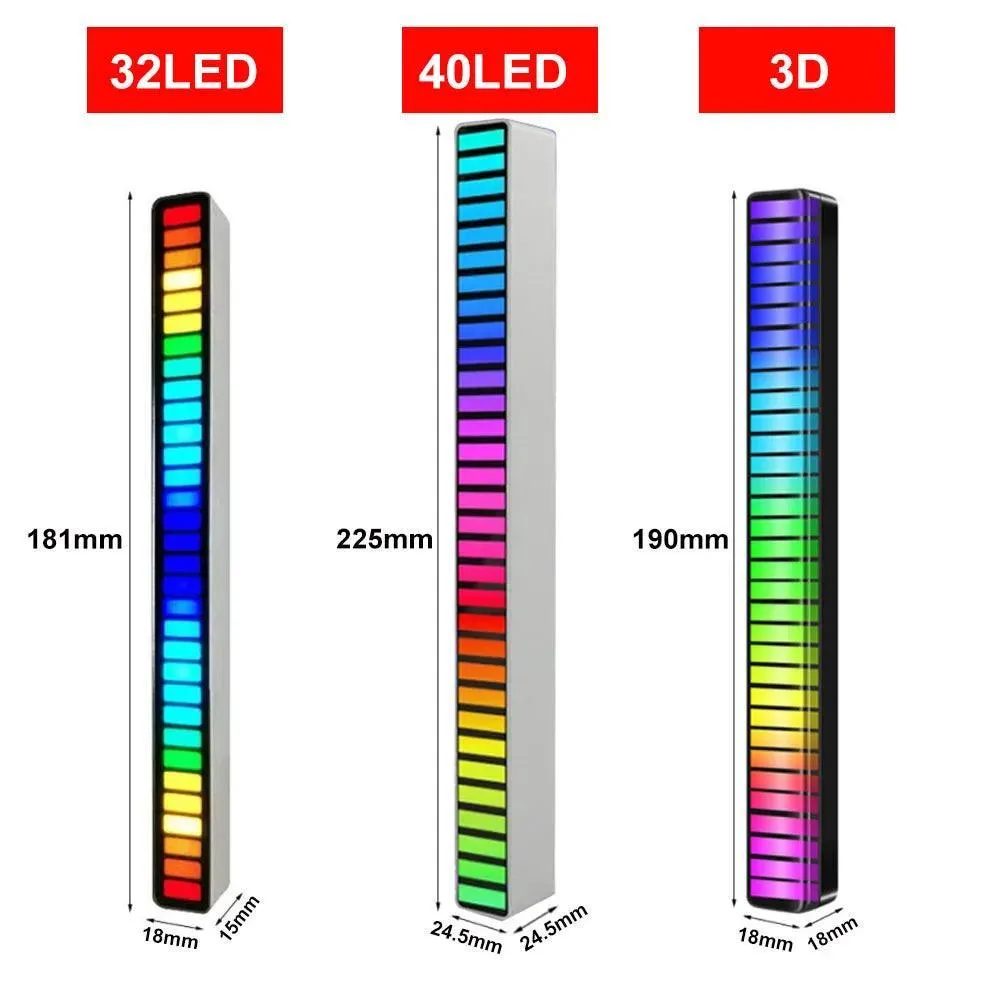 RGB Music Sync LED Lights: Elevate Gaming Experience with Dynamic Voice Control