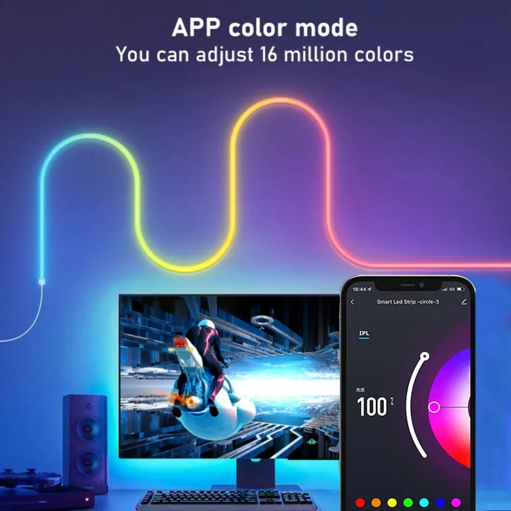 RGB Neon Strip 24W WIFI Smart LED