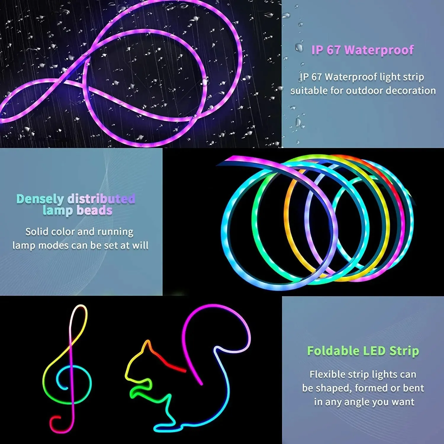 RGB Neon Strip 24W WIFI Smart LED