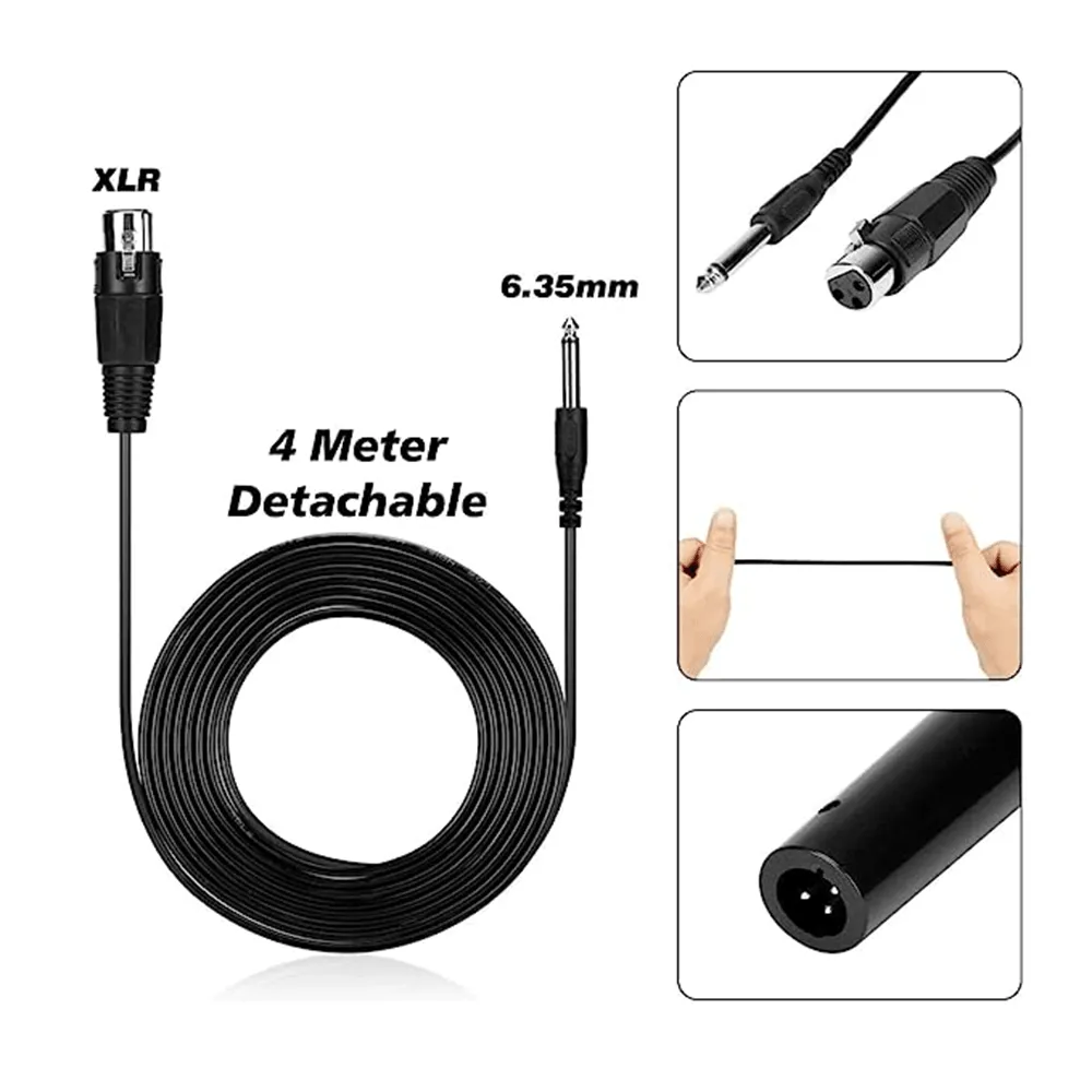 RM-580 Professional Vocal Wired Microphone | Mic With On And Off Switch | Xlr Dynamic Mic