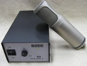 Rode K2 Condenser Microphone & Power Supply