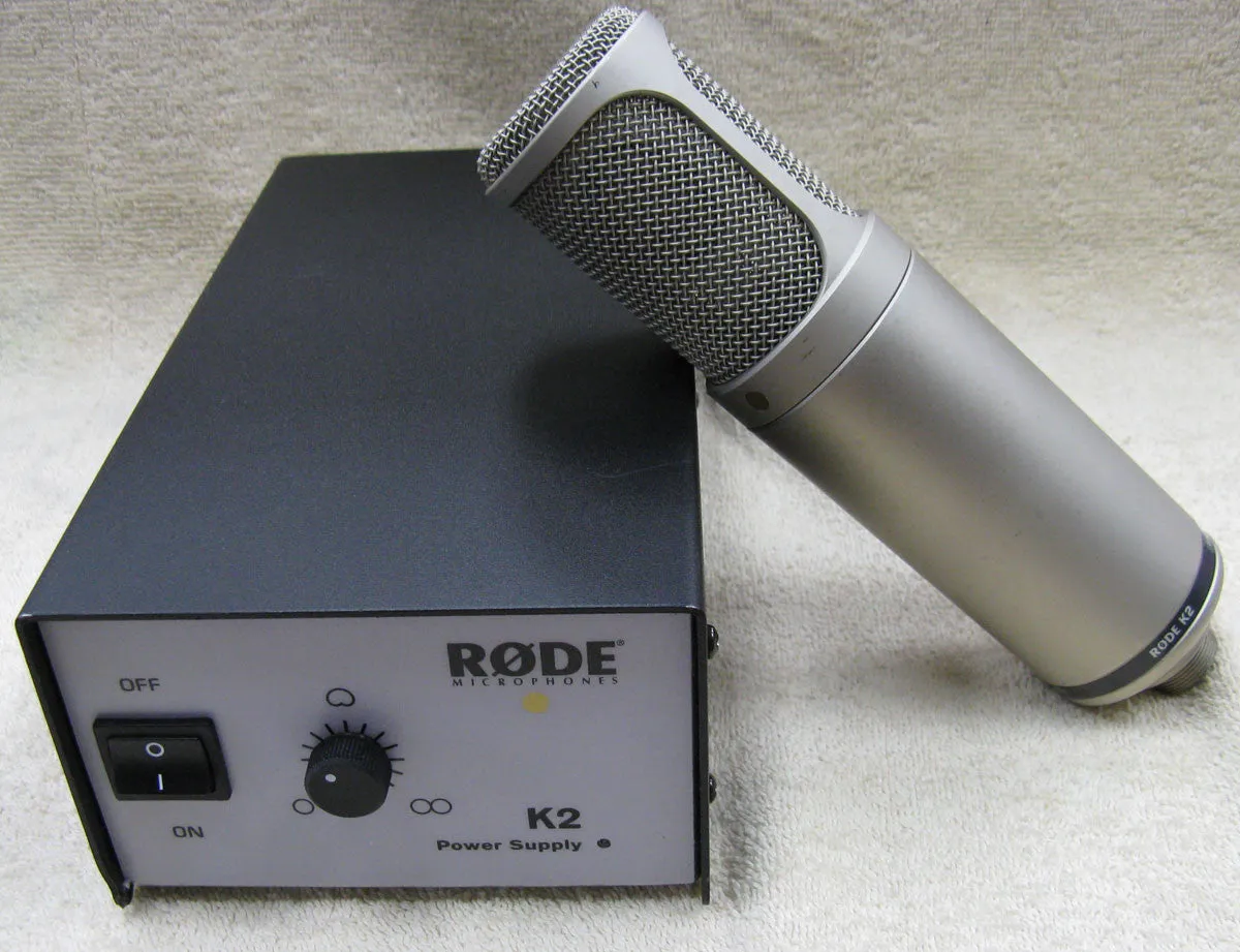 Rode K2 Condenser Microphone & Power Supply