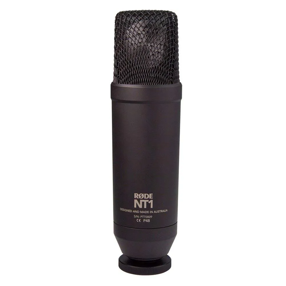 Rode NT1 Complete Studio Kit with AI-1 Audio Interface, NT1 Microphone, SMR Shockmount, and Cables
