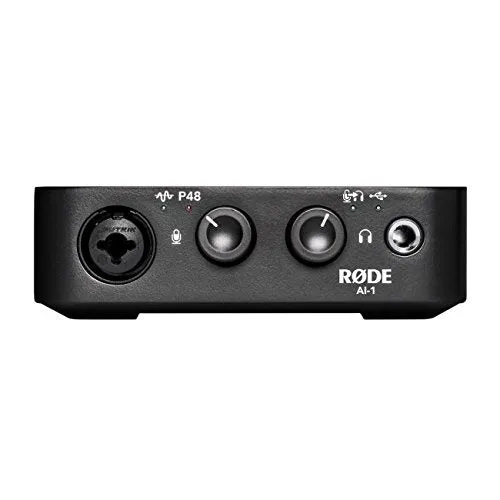 Rode NT1 Complete Studio Kit with AI-1 Audio Interface, NT1 Microphone, SMR Shockmount, and Cables