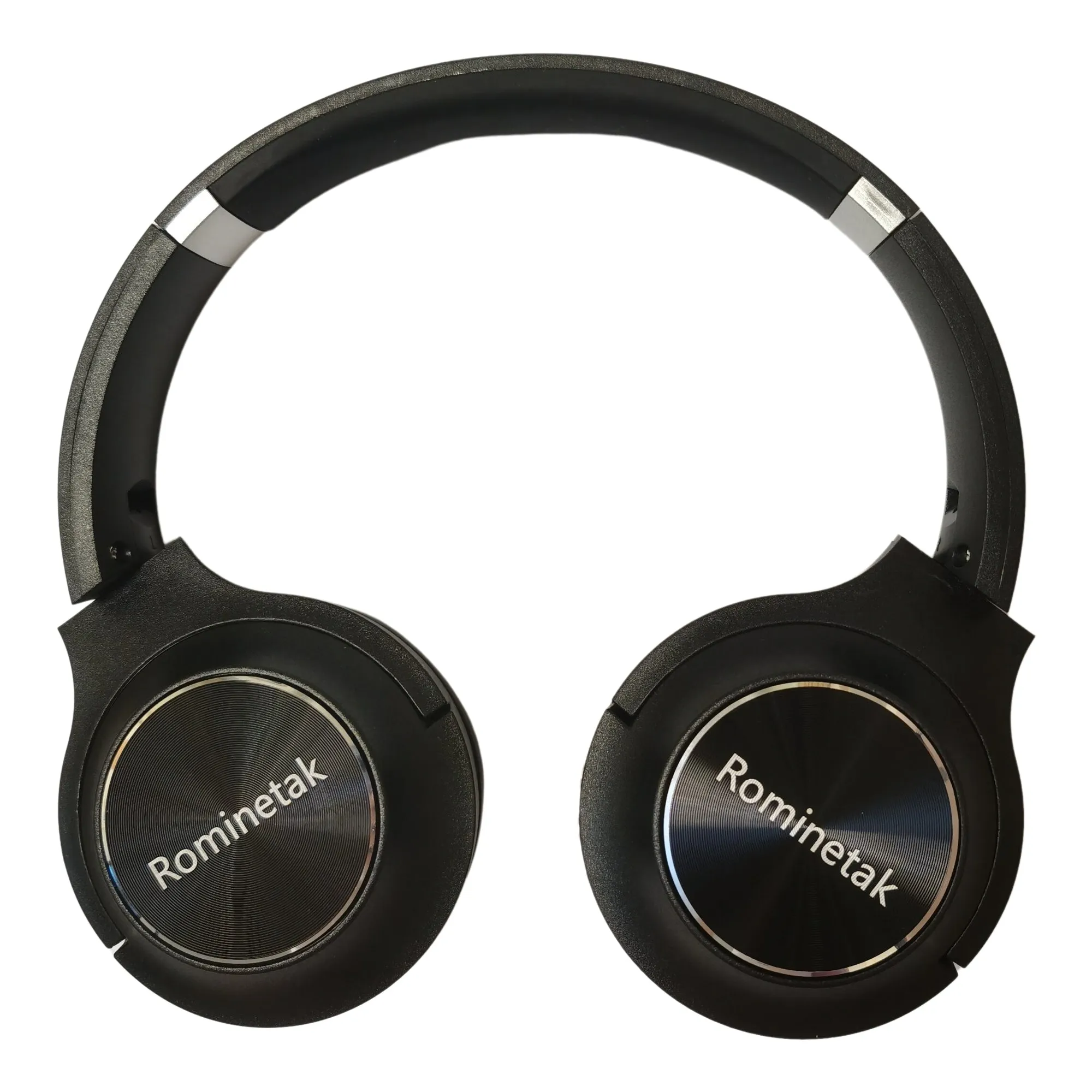 Rominetak Lightweight over-ear headset for Computer, built-in mics, Wireless and Mobile, Black