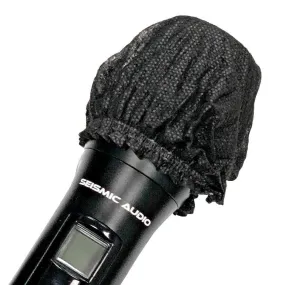 SA-MicDC - 50 Pairs of Disposable Universal Microphone Covers - Fits Standard O and U Shaped Mics - 100 pcs Total