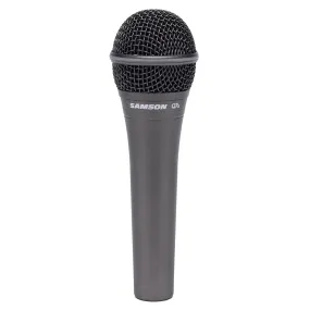 Samson Q7X Professional Supercardioid Dynamic with Mic Clip for Vocal and Instrument Recording, Studio, Live Performance, Karaoke, with 50Hz to 16kHz Frequency Response, Neodymium Mic Element, Die-Cast Body & Gold-Plated XLR Connectors